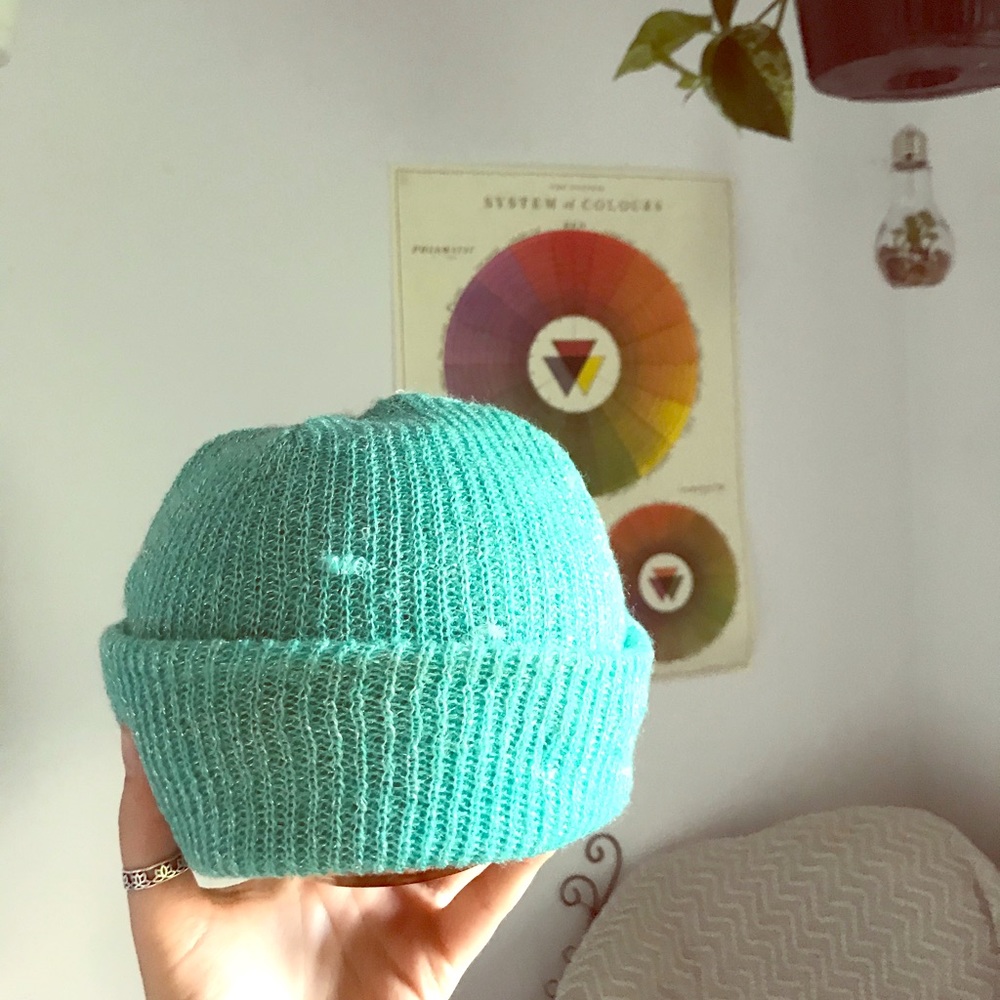 Blue neff beanie